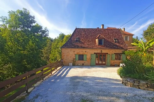 Front view of the house