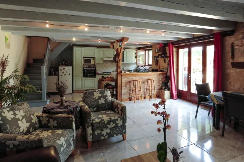 Living room & Kitchen view