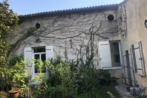 L'arrière de la maison