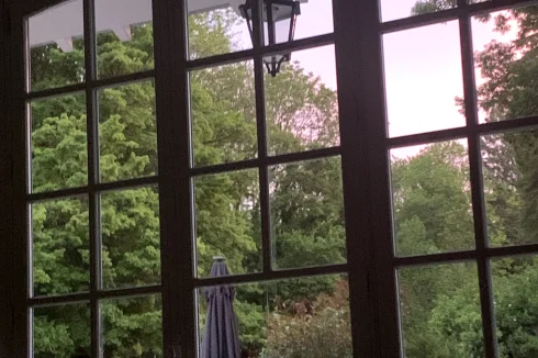 view from salon Main house