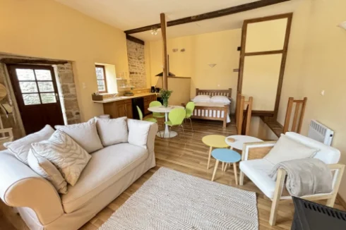 Studio Lounge/Dining/Kitchen/Bedroom