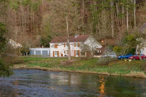 Charming Character House Near River and Forest