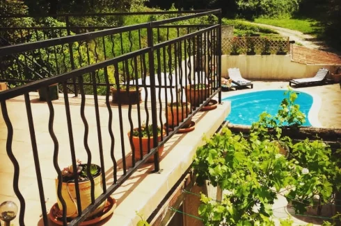 Charming French Retreat with Panoramic Valley Views & Private Pool