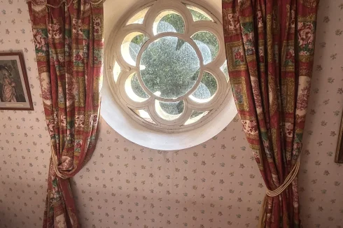 Stone tracery window