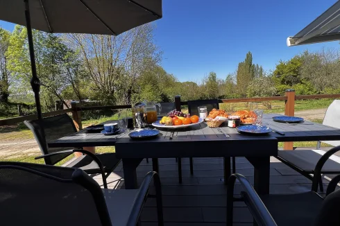 Breakfast on the deck