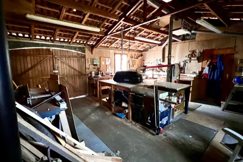 Wood working shop