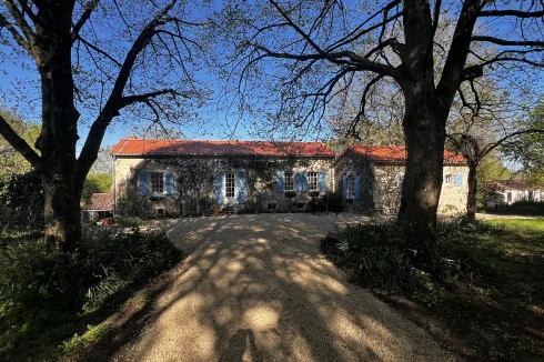 Front drive, east elevation