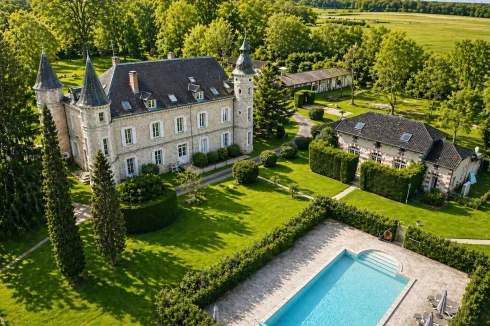 Pool/chateau