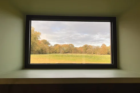 view from the kitchen