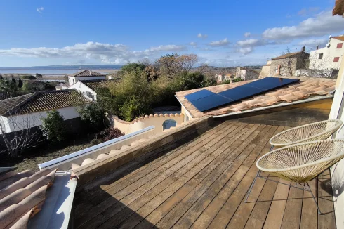 Vue depuis la terrasse de la suite parentale