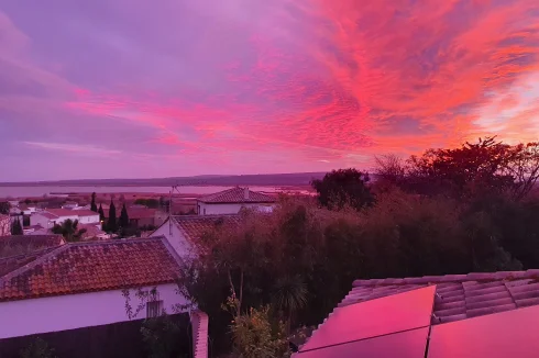 Vue depuis la terrasse de la suite parentale