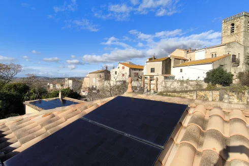 Vue depuis la terrasse de la suite parentale