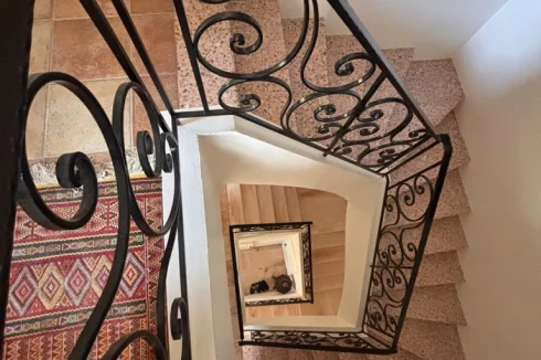 Staircase view from the 2nd floor