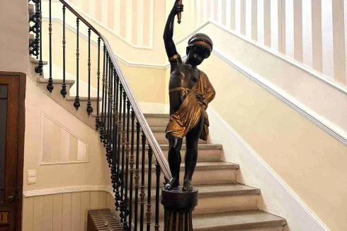 Cherub lighting the way