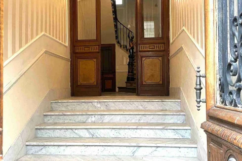 Marble entrance