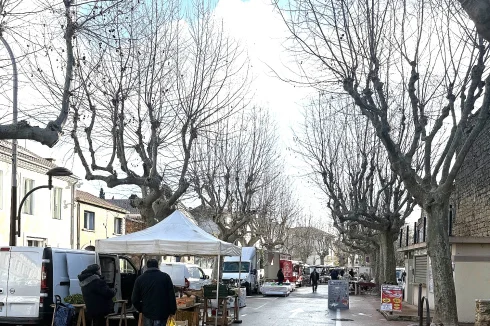 Rainy Market day