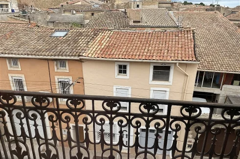 View over village
