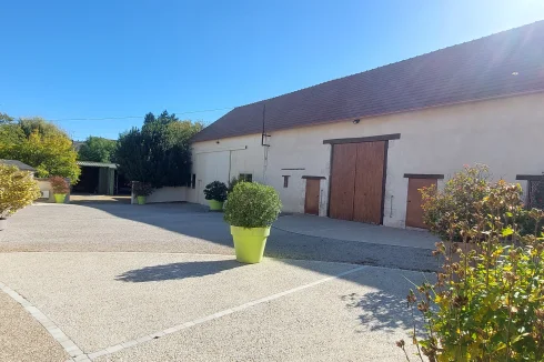 Courtyard and barn