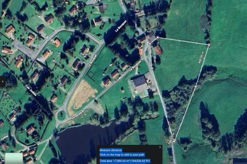 Land outlined