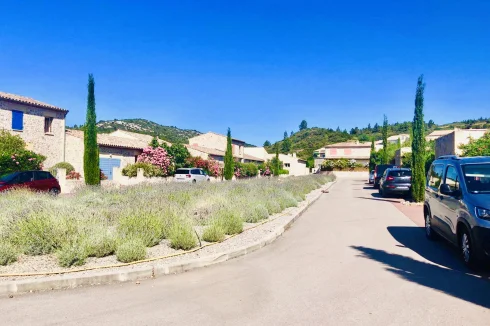 set in a gated community
