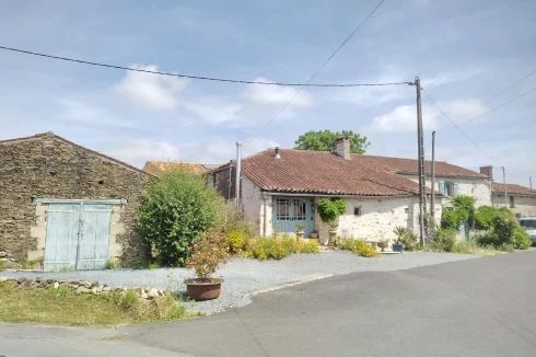 House and small barn.