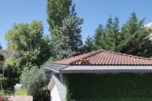 view of the house from the back