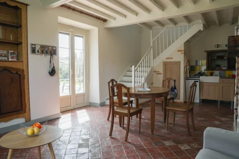 Living room/kitchen/gîte Sud