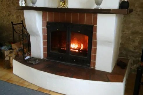 Farmhouse Godin Log Burner